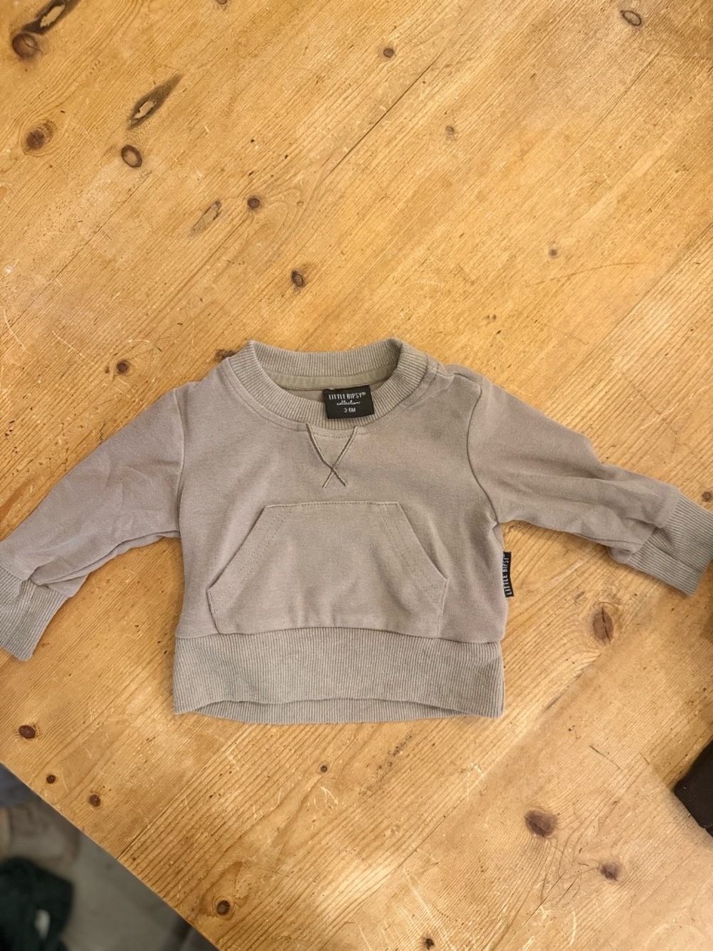 Little Bipsy Taupe Crewneck Sweatshirt